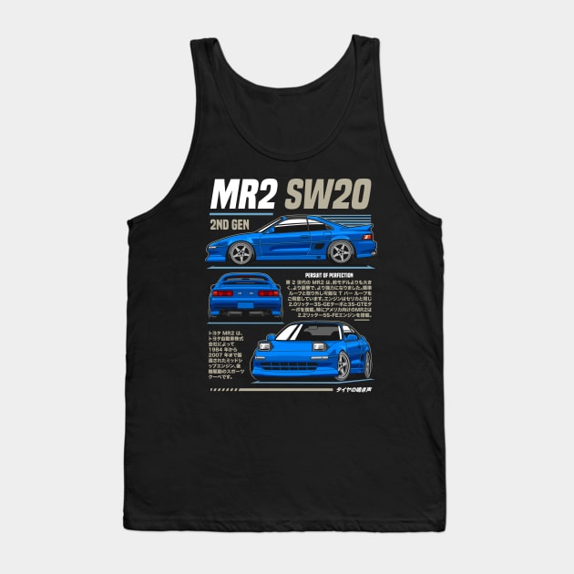 MR2 SW20 Tank Top by squealtires